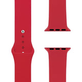 Red Silikon Loop | Sportarmband für Apple Watch (Rot)