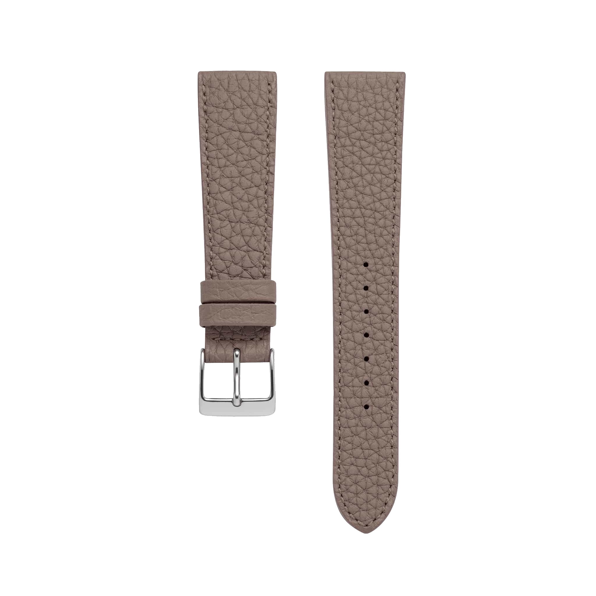 Taupe Deauville Classic | Lederarmband aus geschrumpften Kalbsleder für Apple Watch (Grau)-Apple Watch Armbänder kaufen