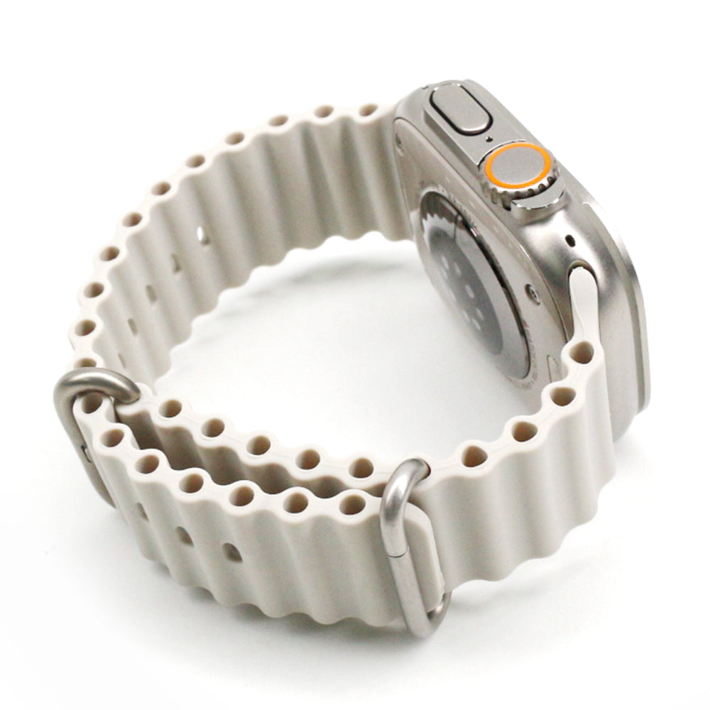 Wave Silikon, Starlight Ocean Silikon | Sportarmband für Apple Watch Ultra (Polarstern)-Apple Watch Armbänder kaufen #farbe_Polarstern