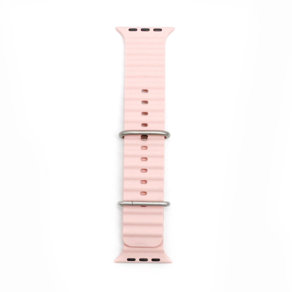 Wave Silikon, Pink Sand Ocean Silikon | Sportarmband für Apple Watch (Rosa)-Apple Watch Armbänder kaufen #farbe_Pink