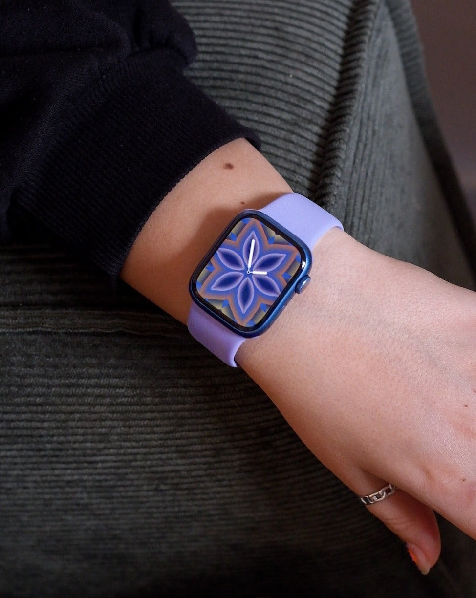 English Lavender Silikon Loop | Sportarmband für Apple Watch (Lila)-Apple Watch Armbänder kaufen #farbe_english lavender
